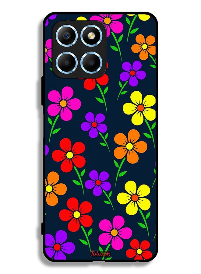 Tolwak Honor X8 5G Protective Case Cover Colorful Flowers - Image 2