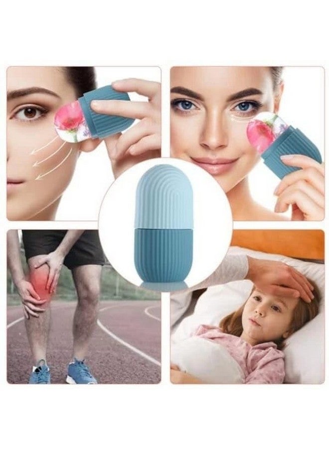 Meliora Ice Face Roller Silicone Facial Cube for Eyes Neck Massage Remove Dark Circle Pore Shrink Face Beauty Skin Care Ice Mould - Image 3