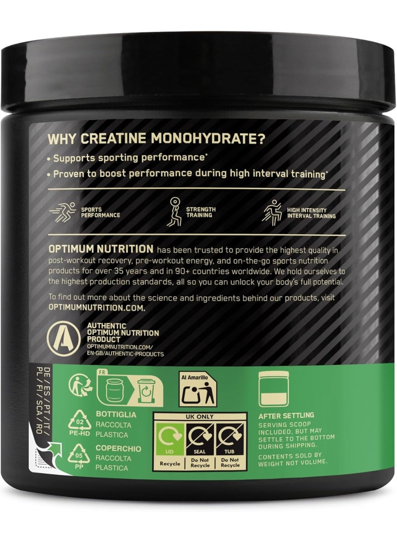 ON Optimum Nutrition Micronised Creatine 247.5g Blue Raspberry - Image 4