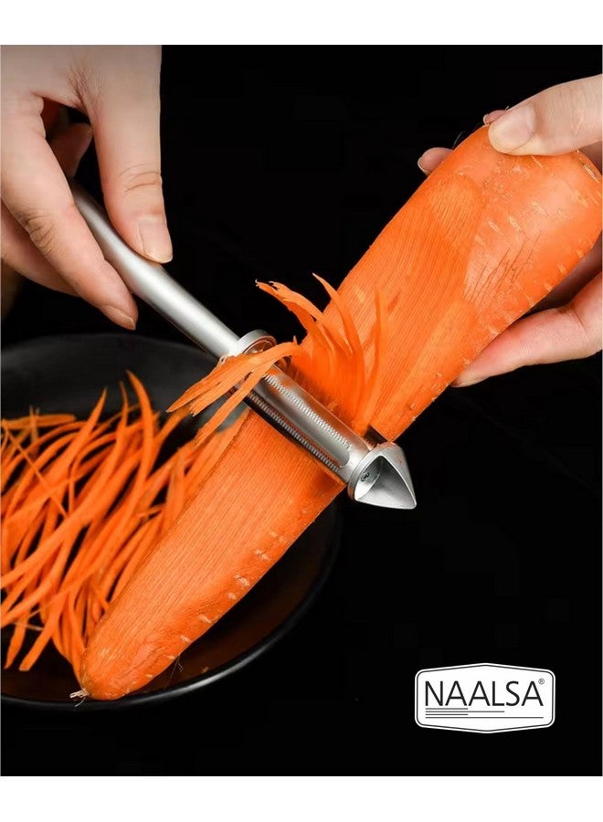 NAALSA Gorilla 3in1 Vegetable Peeler Fruit Peeler for Kitchen Multipurpose Peeler - Image 5