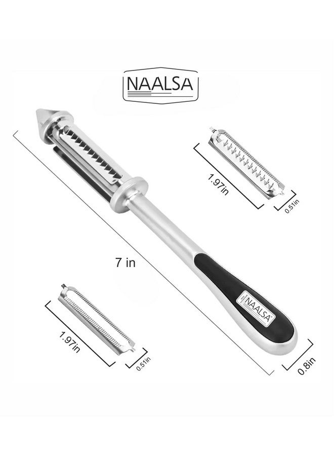 NAALSA Gorilla 3in1 Vegetable Peeler Fruit Peeler for Kitchen Multipurpose Peeler - Image 2