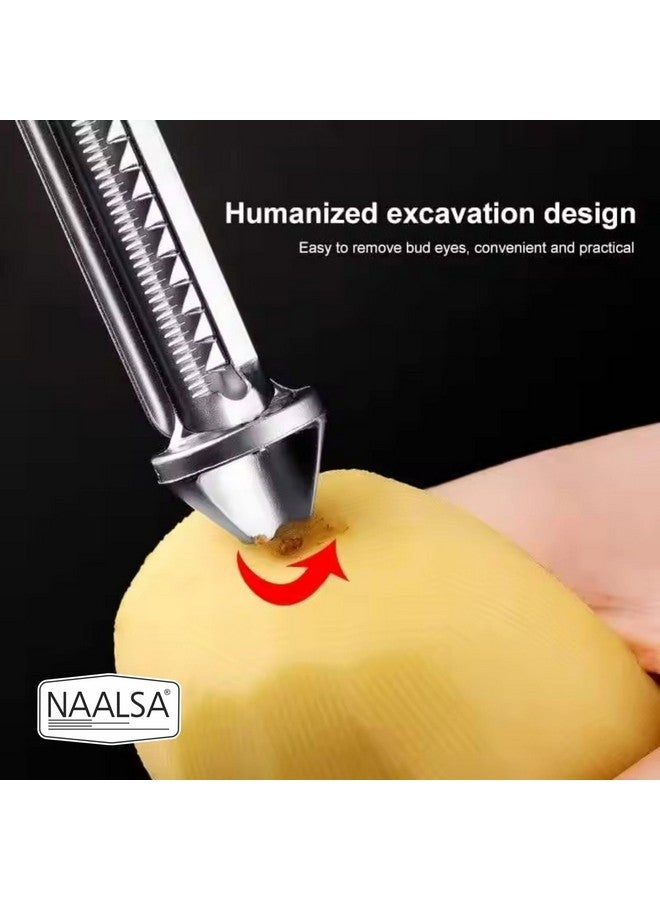 NAALSA Gorilla 3in1 Vegetable Peeler Fruit Peeler for Kitchen Multipurpose Peeler - Image 3