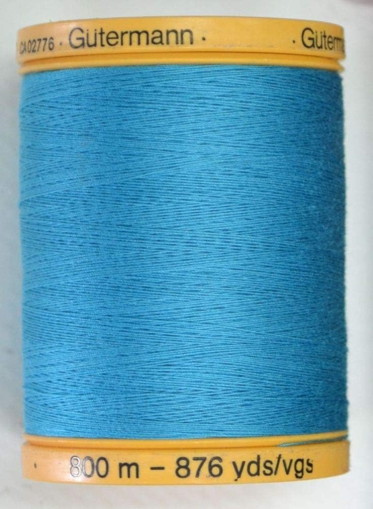 Gtermann Gutermann Natural Cotton Thread, 800m/875 yd, Aqua Marine - Image 3