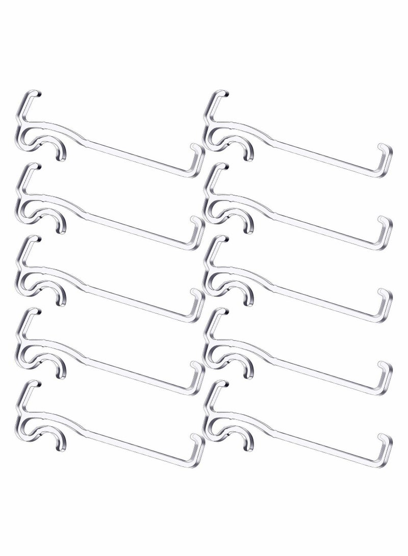 NIBEMINENT Valance Clips Window Blind Clear Plastic Retainer Hidden for Horizontal 2.5 Inch (20 Pieces)  - Image 2