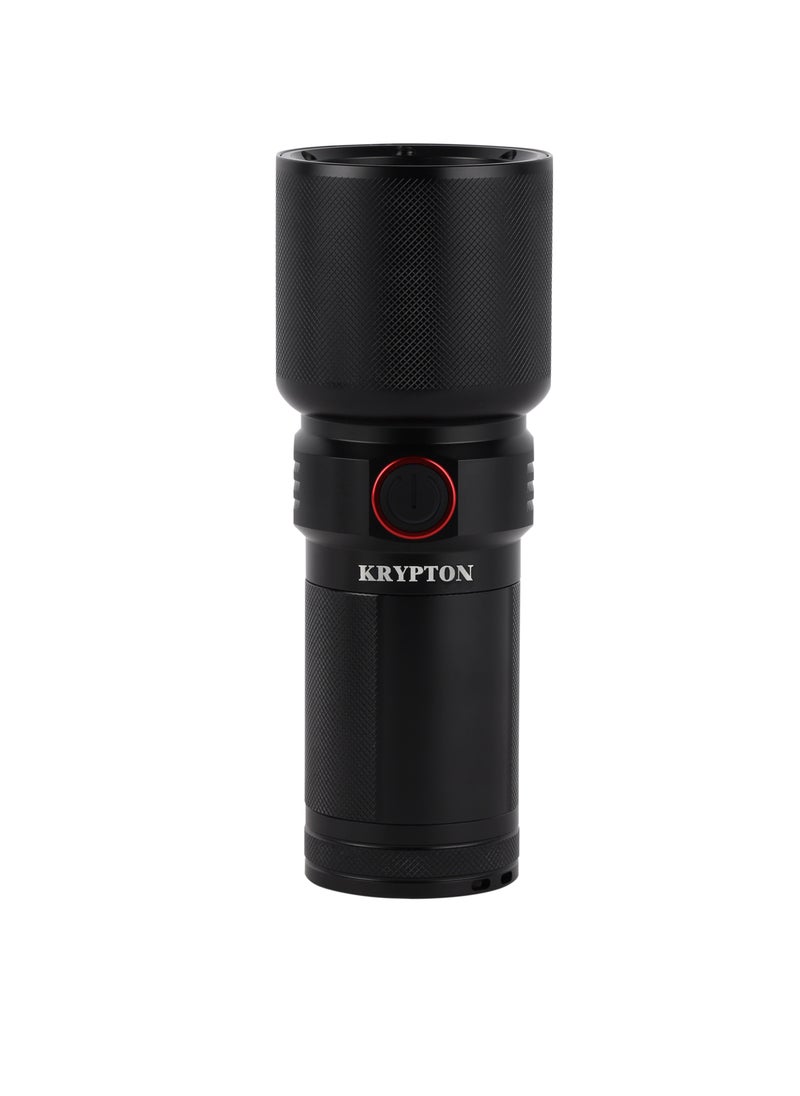 KRYPTON - Krypton LED Flashlight with Power Bank- KNFL5457 25W, 3000 LM, Perfect for Indoor and Outdoor Use, 15 Hours Working - Image 1