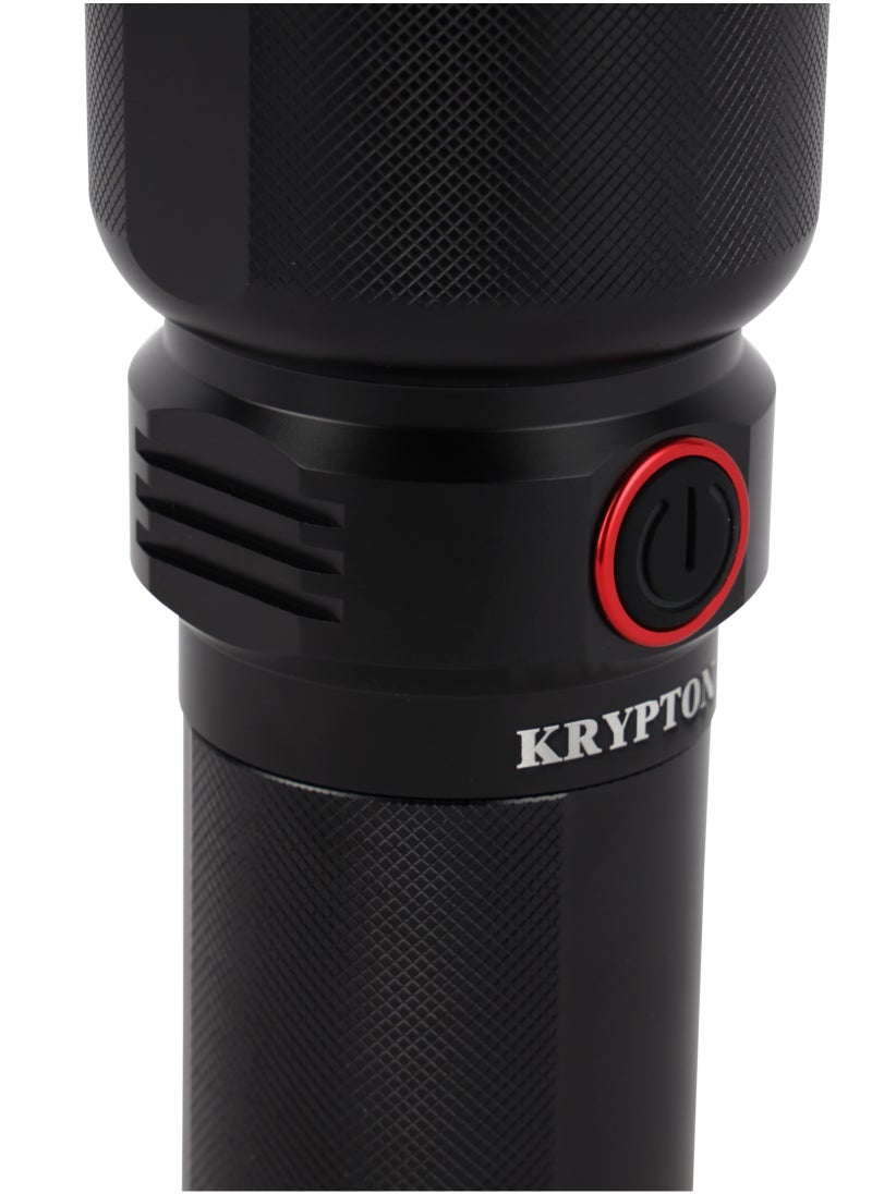 KRYPTON - Krypton LED Flashlight with Power Bank- KNFL5457 25W, 3000 LM, Perfect for Indoor and Outdoor Use, 15 Hours Working - Image 1