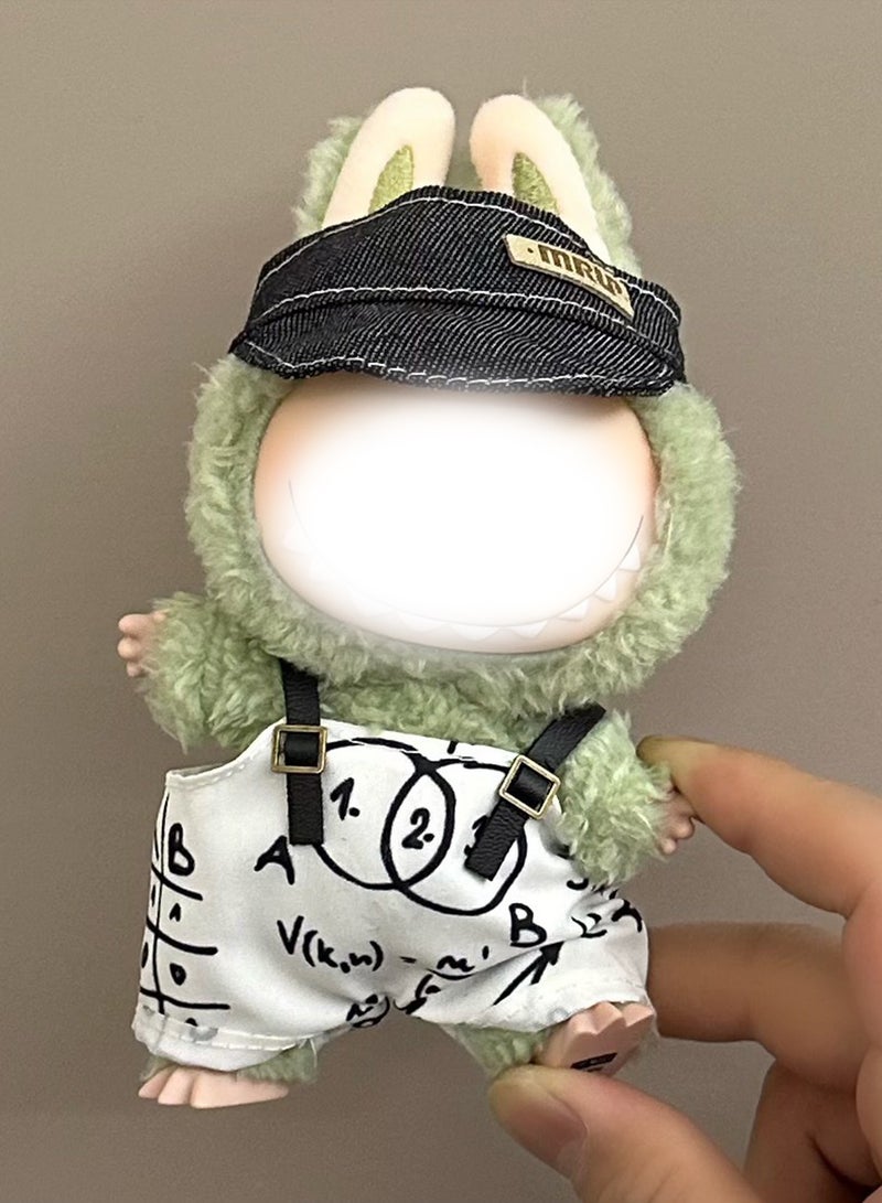 ملابس لابوبو - طقم ملابس لابوبو، مجموعة أنيقة وخفيفة لدمى لابوبو، ملابس دمى بطول 17 سم مناسبة لملحقات دمى لابوبو