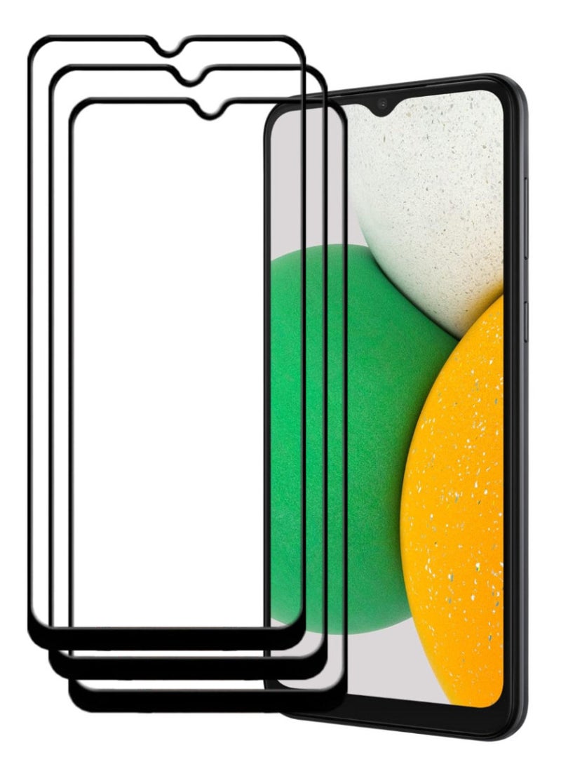 ACLIX 3 Pieces Antistatic ESD Dustproof Premium Quality High Definition Tempered Glass Screen Protector Designed For Samsung Galaxy A03 Core - Image 1