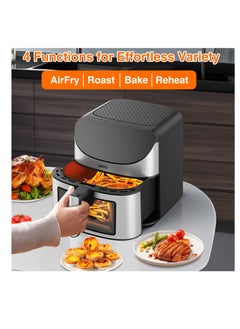 Air Fryer Essentials Vision, 8L Capacity, 10 Cooking Presets with Clear Window and Light, ProCyclone Technology,1700 Watts - pzsku/Z1810F925C8D3893C245FZ/45/_/1724230078/869881df-4f90-4988-90a4-c7bf07905113