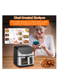 Air Fryer Essentials Vision, 8L Capacity, 10 Cooking Presets with Clear Window and Light, ProCyclone Technology,1700 Watts - pzsku/Z1810F925C8D3893C245FZ/45/_/1724230126/3c53dc17-aea2-4105-afdc-d18190f99e60