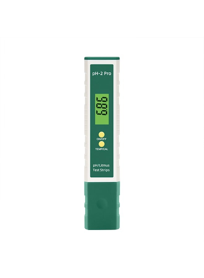 قلم اختبار جودة المياه PH-2 Pro مع شرائط اختبار الرقم الهيدروجيني ومقياس الحرارة  - Image 2