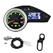 MAIMEIMI Motorcycle Speedometer Gauge Digital Speedometer for Motorcycle LCD Gauge Cluster MPH Dashboard Speedo Meter with Tach Odo Oil Level Gear - Image 2