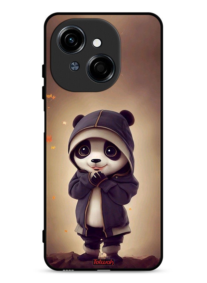 Tolwak Tecno Spark Go 1S 4G Protective Case Cover Cute Little Panda - Image 1