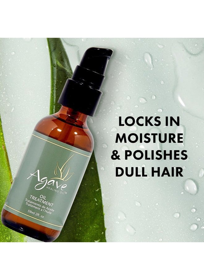 Agave HEALING OIL Agave Healing Oil Treatment Hydrating & Smoothing Hair Oil for Frizz Control & Shine 3.75 fl oz  - Image 3