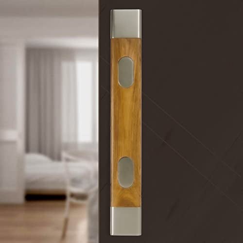 Plantex Heavy Duty Main Door Handle/14 inch Door Handle for Main Door/Pull Push Door Handle for Glass/Wooden Door with Satin and Wood Finish - Pack of 1 - Image 5