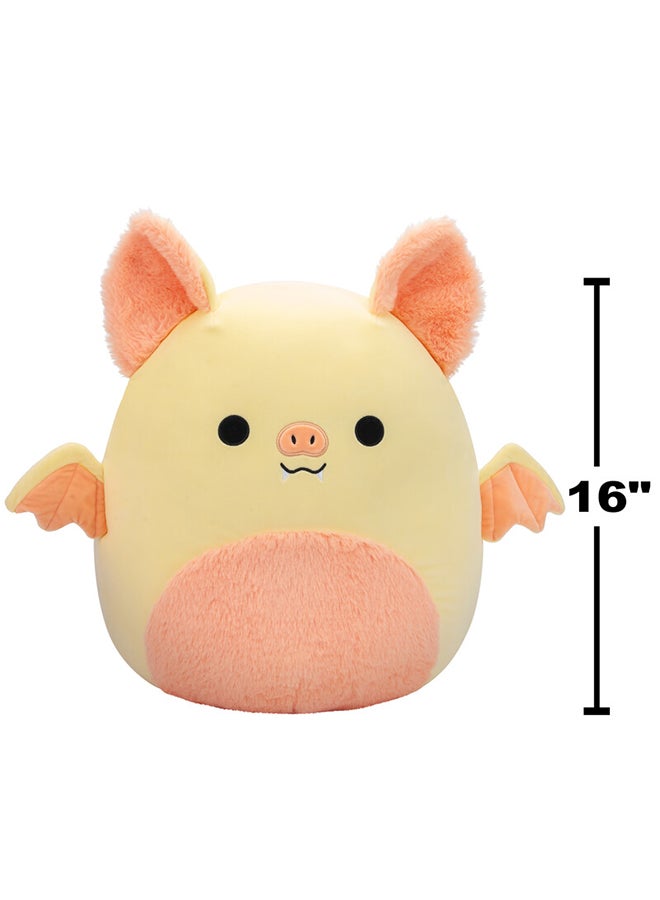 Squishmallows Large Plush 16 inch Meghan Cream and Pink Bat with Fuzzy Belly Officially Licensed Kellytoy Plush Toy Colorful Soft Gift for Kids Girls & Boys Washable Squishy Stuff Toy Multicolor All Age  - Image 3