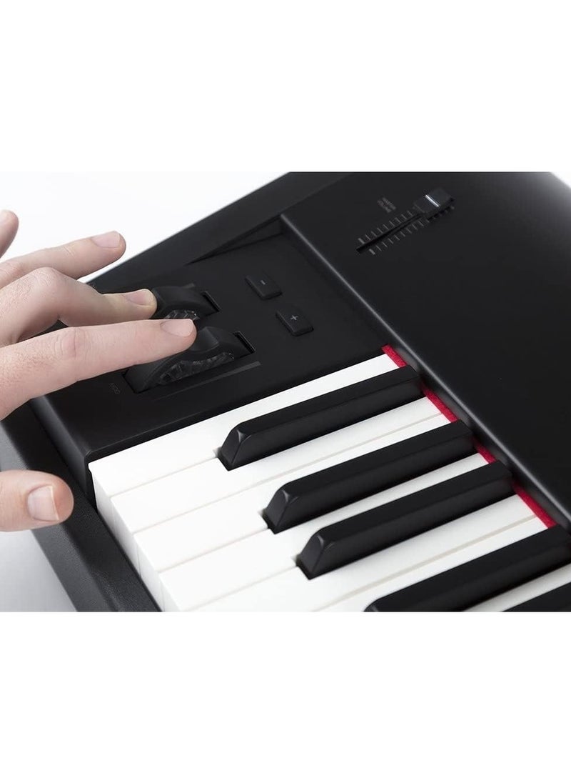 M-Audio - M-Audio Hammer 88 - Premium 88-Key Piano-Style Hammer-Action USB/MIDI Keyboard Controller Including Software Suite for Mac & PC - Image 1