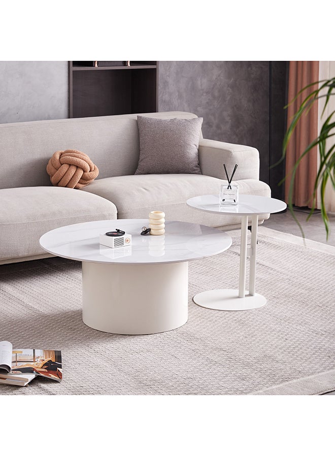 Home Box Stark 2-Piece Sintered Stone Coffee Table Set 90 x 40 x 90 cm  - Image 1