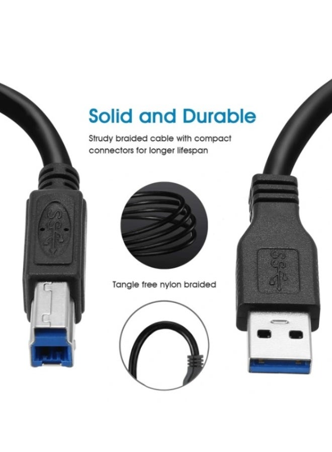Haing USB 3.0 AM TO USB BM Cable - Image 2