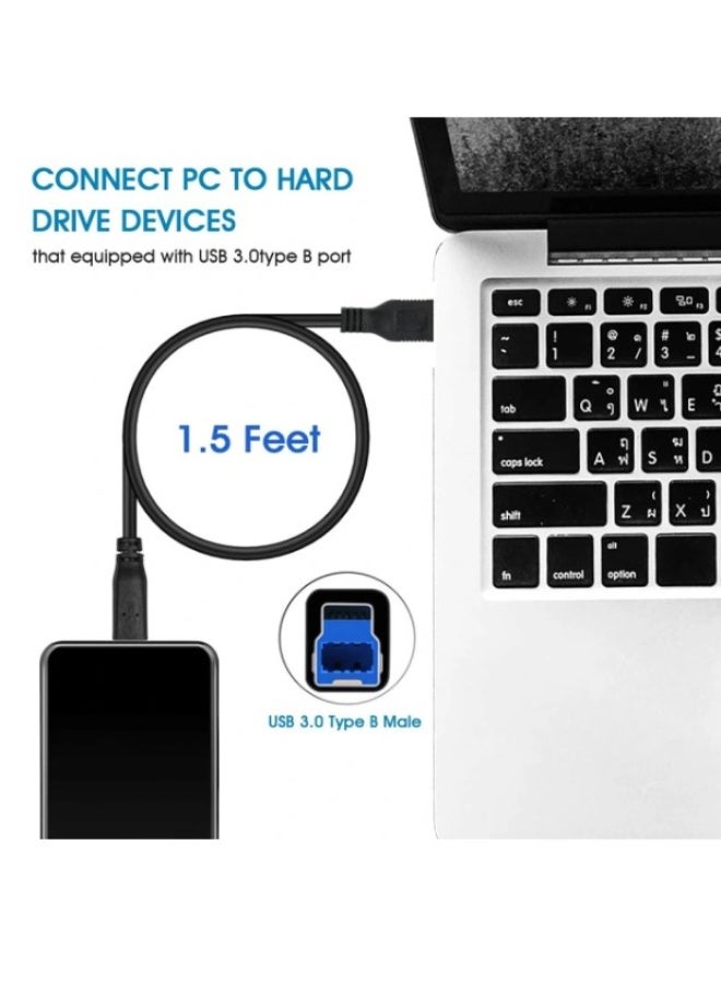 Haing USB 3.0 AM TO USB BM Cable - Image 1