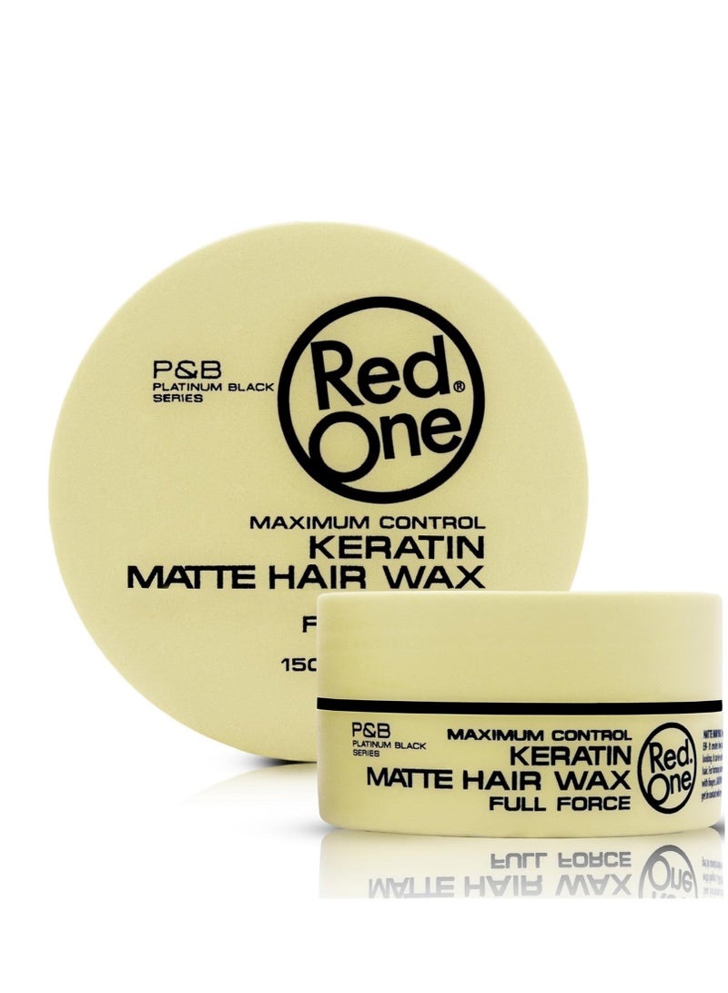 ريد ون شمع تصفيف الشعر ريد ون بالكيراتين 150 مل – تأثير غير لامع | تثبيت قوي | مناسب للرجال والنساء - Image 1