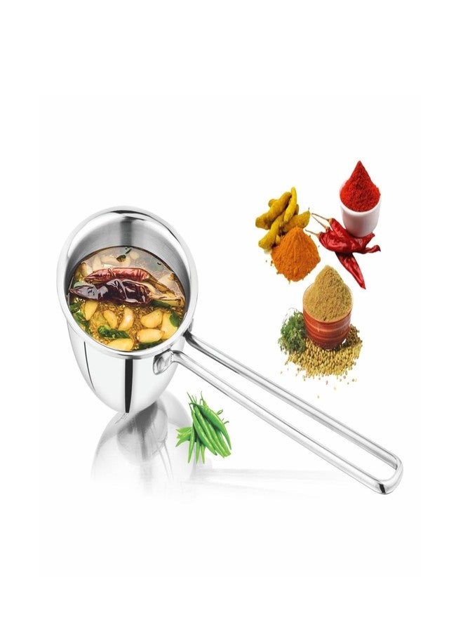 Chakmak Iroko Triply Stainless Steel Tadka Pan - 165 mm (Essential Tadka Pan for Indian Cooking) - Image 2