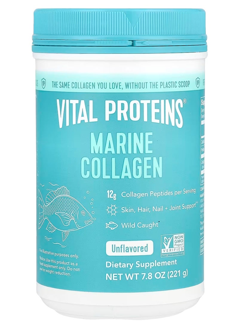 Vital Proteins - Marine Collagen, Unflavored, 7.8 oz - Image 1