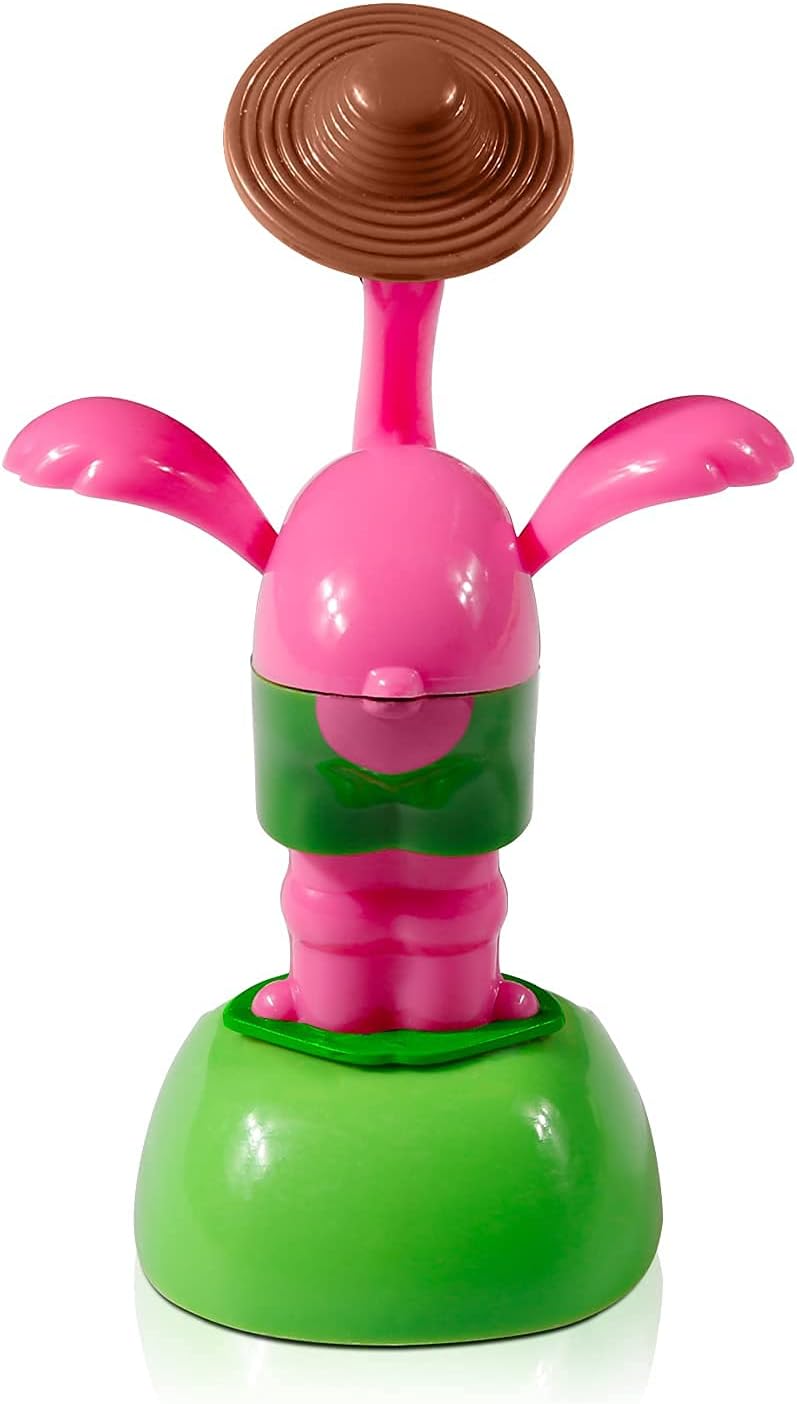 YGMONER Flapping Wings Flamingo Solar Powered Hawaii Style Shaking Ornaments Car Dashboard Dancer Bobble Head (Flamingo A) - Image 5