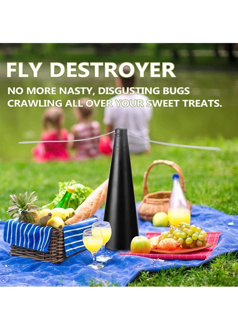 Home Care Fly Repellent Fan Portable Electric Fan Mosquito/Fly/Insect Away Insect Repellent Household Mosquito Repellent Fan for Camping Garden Outdoor mosquitoes repel insect Fans Enjoy Outdoor Meal  - Image 4