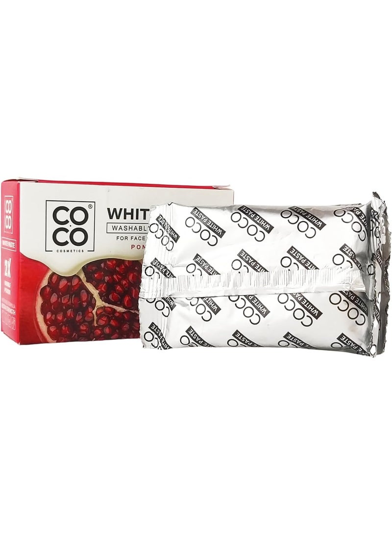Coco White Paste Washable Hair Remover -  Pomegranate -100g - Image 1