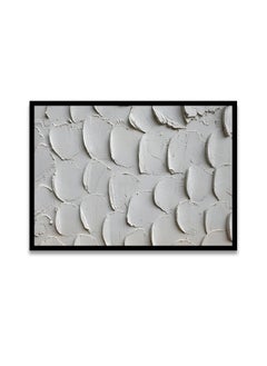 Canvas Wall Art For Wall Decoration Abstract Design With A Hollow Black Frame Size 120x80cm One Piece