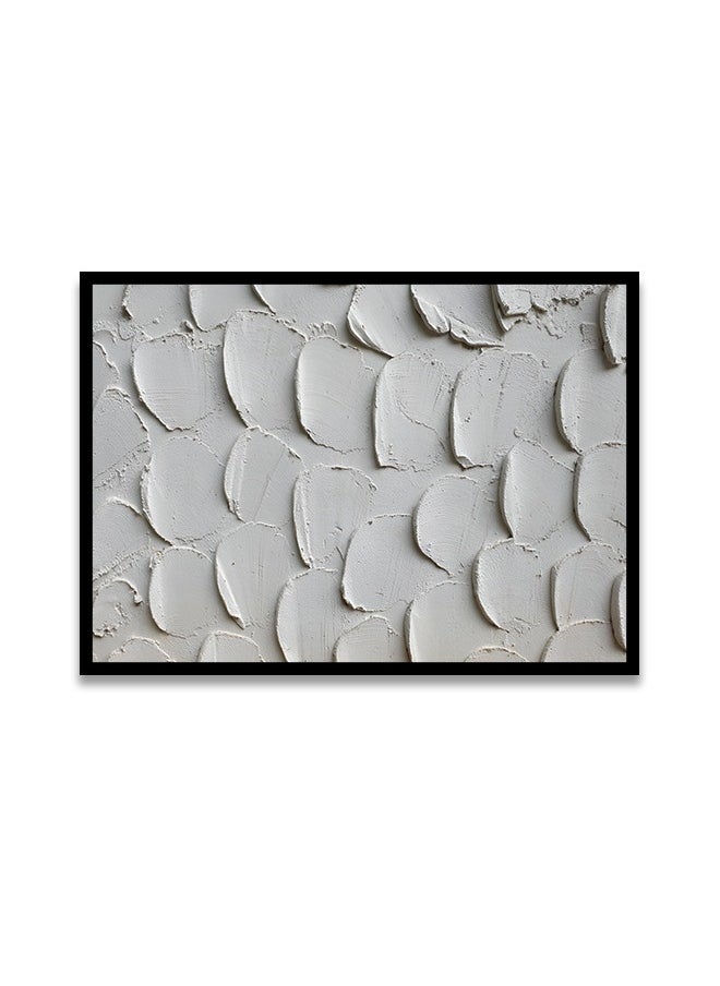 Marktna - Canvas Wall Art For Wall Decoration Abstract Design With A Hollow Black Frame Size 120x80cm One Piece - Image 1