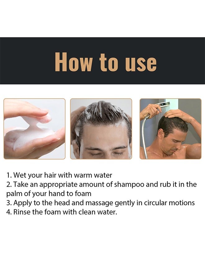 EELHOE Root Activating Shampoo 100ml, Strengthen Hair Root Anti Falling and Firm Hair, Thick and Fluffy Hair, Soft and Strong Hair Repair and Care Shampoo - Image 3