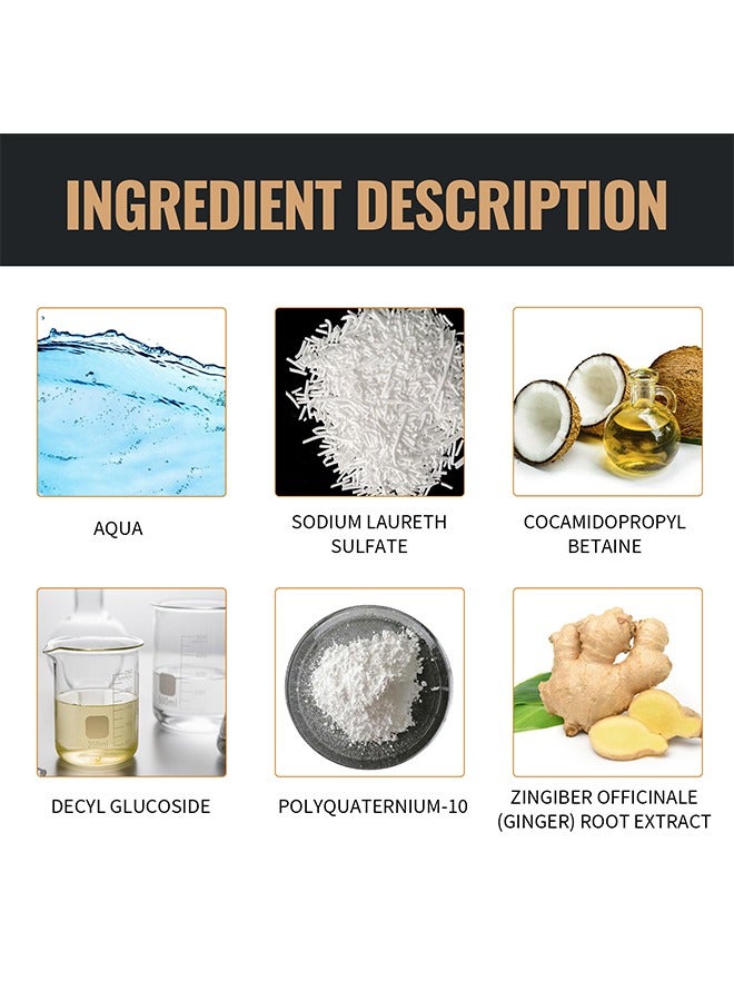 EELHOE Root Activating Shampoo 100ml, Strengthen Hair Root Anti Falling and Firm Hair, Thick and Fluffy Hair, Soft and Strong Hair Repair and Care Shampoo - Image 2