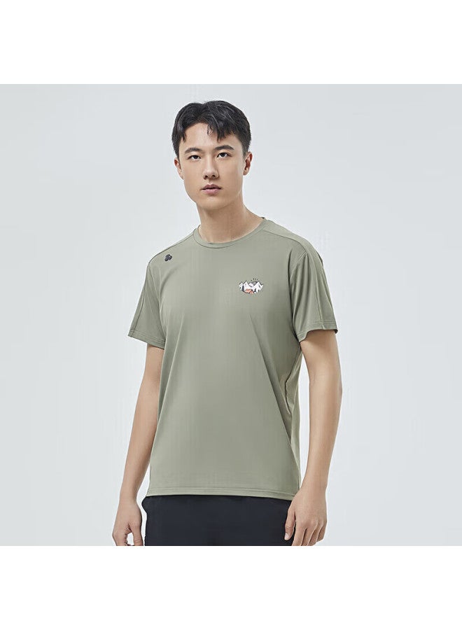 Scaler Ice Rainbow Quick-dry T-shirt For Men And Women, Spring/summer New Arrival, Sports Running Breathable Round Neck Outdoor Short Sleeve F4115567 - Image 2