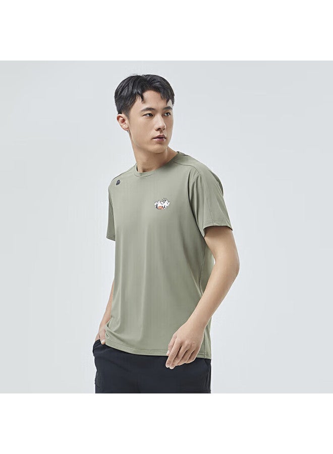 Scaler Ice Rainbow Quick-dry T-shirt For Men And Women, Spring/summer New Arrival, Sports Running Breathable Round Neck Outdoor Short Sleeve F4115567 - Image 4