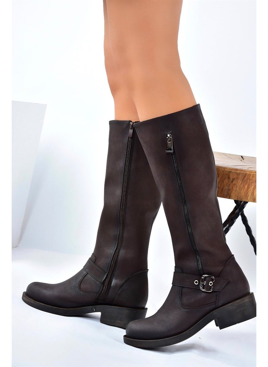 Fox Shoes - Brown Women's Boots E674270509 - Image 1