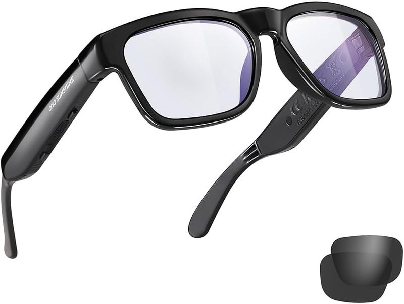 نظارات شمسية ذكية,نظارات شمسية مستقطبة مع مكبر صوت بلوتوث,حماية الأشعة فوق البنفسجية الرياضية / في الهواء الطلق والتحكم الصوتي,يونيسكس - Image 1