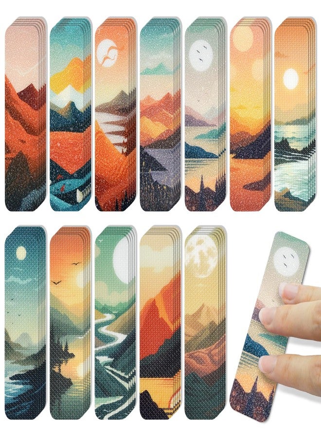 TOEMUR 36 Pcs Sensory Stickers with Different Textures - Tactile & Texture Sensory Strips for Teens and Adults - Calm Sticker, Anxiety Relief Items - Classroom Must Haves & Desk Fidget(Landscape) - Image 1