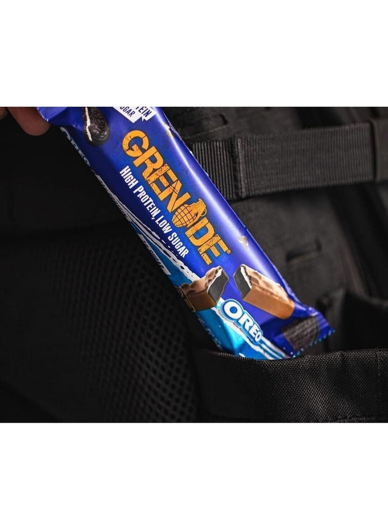 Grenade Grenade High Protein Low Sugar Protein Bar 35g – Oreo Flavor – Pack of 18  - Image 2