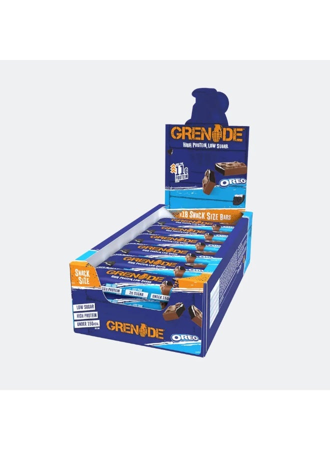 Grenade Grenade High Protein Low Sugar Protein Bar 35g – Oreo Flavor – Pack of 18  - Image 1