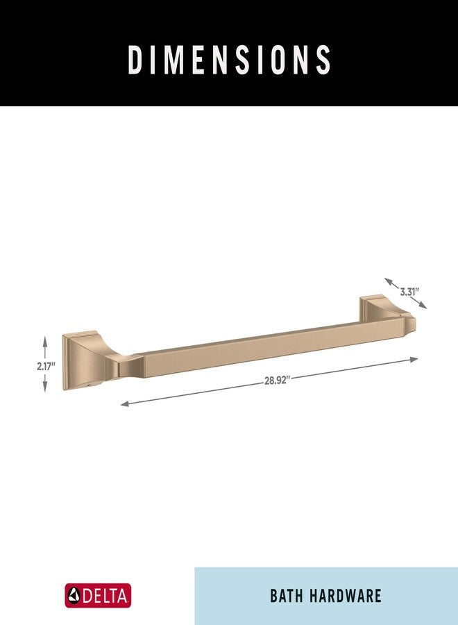 DELTA Dryden 18 inch Towel Bar, Champagne Bronze, Bathroom Accessories, 75118-CZ - Image 3