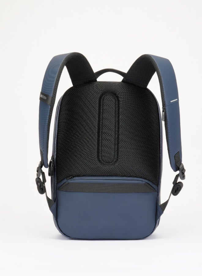 XD DESIGN Bobby Edge | Anti-Theft Backpack, Laptop & Tablet Travel Bag, RPET, Hidden Zipper, Cut Resistant, RFID Protected Pocket, Multi Compartments & Water Repellant - Grey - Image 4