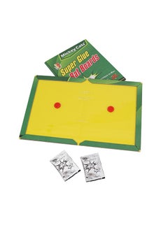 LAWAZIM Rat Lure Trap - 2 Piece 17x21.5CM - Strong Adhesive Disposable Glue Board with Non-Toxic Design for Mice, Rats, and Insects - Ideal for Homes, Kitchens, Garages, and Indoor & Outdoor Use  - Image 1