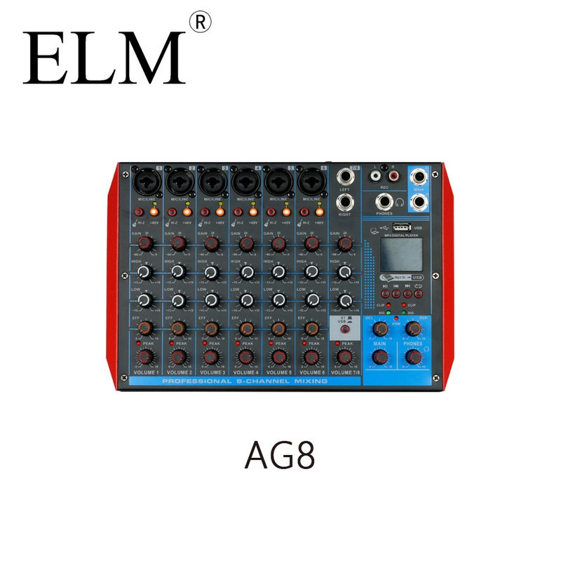 4/6/8 Channel Digital Mixer 48V Fantasy Power Supply With Bluetooth Usb Connection Performance Karaoke Home - Image 4