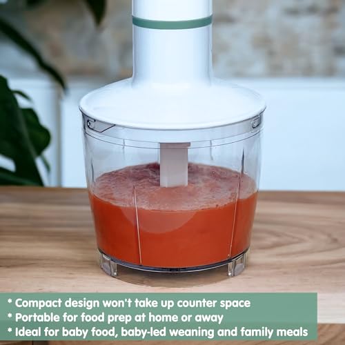 Sage Spoonfuls Baby Food Maker, Processor and Immersion Blender with Dishwasher-Safe Stainless Steel Attachments for Meal Prep & Baby-Led Weaning, White - Image 5