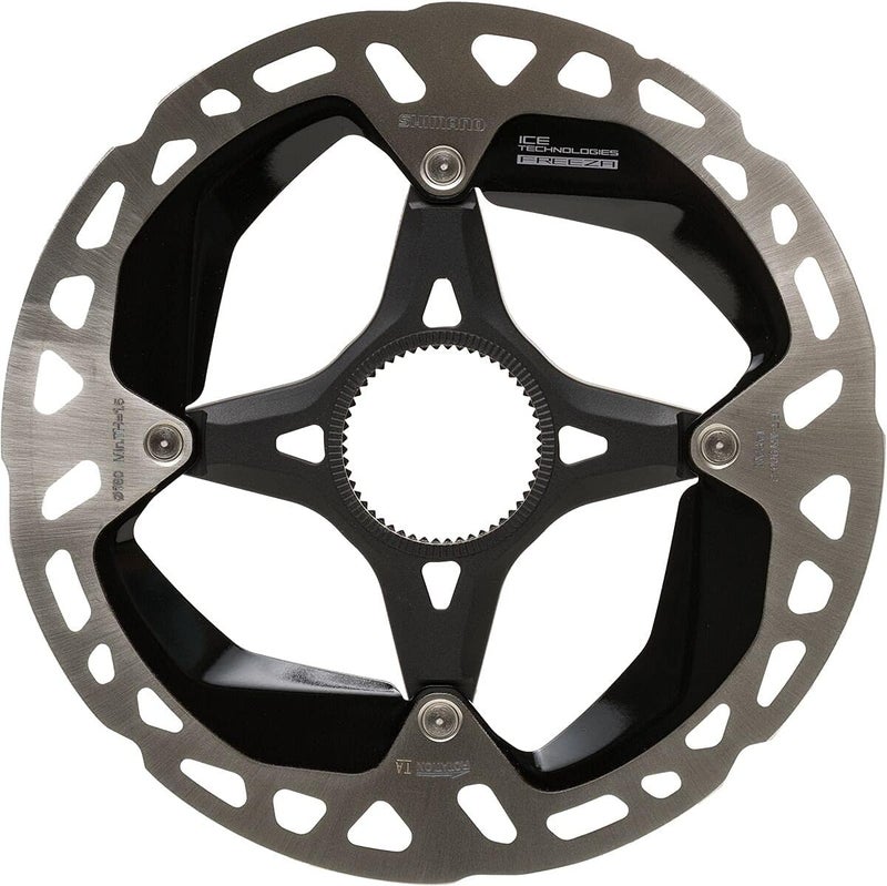 Shimano XTR RTMT900S Disc Brake Rotor  160mm Center Lock SilverBlack - Image 1
