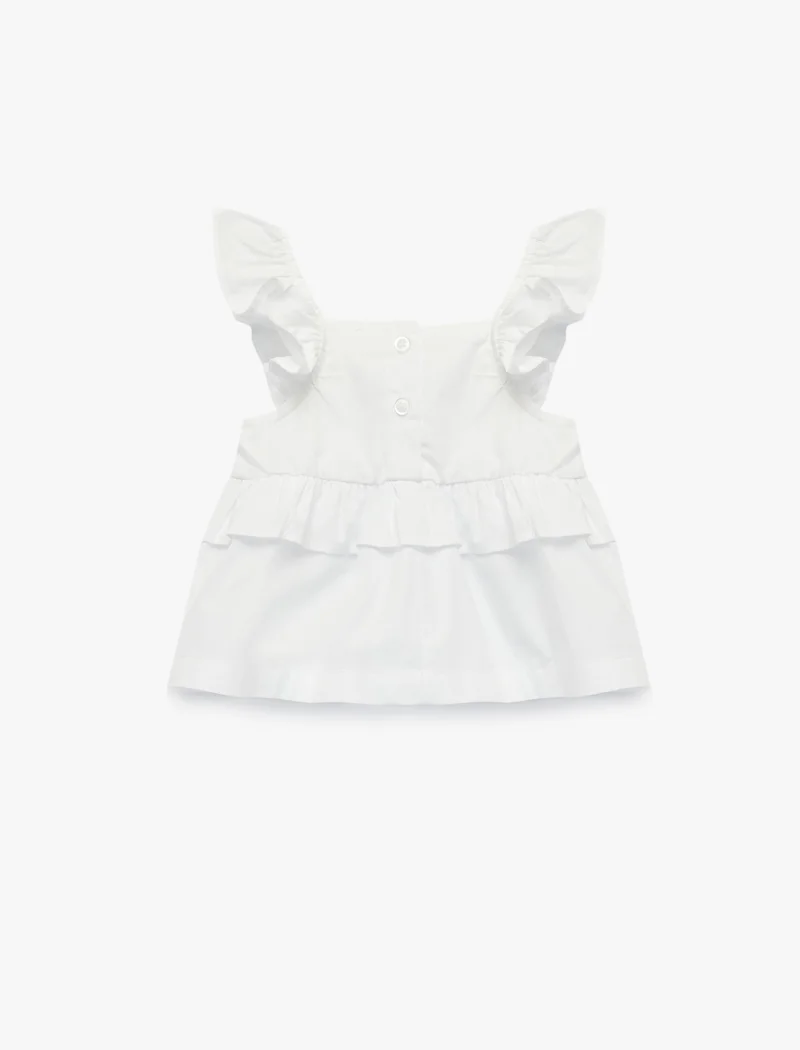 كوتون Babygirl Blouse Ss