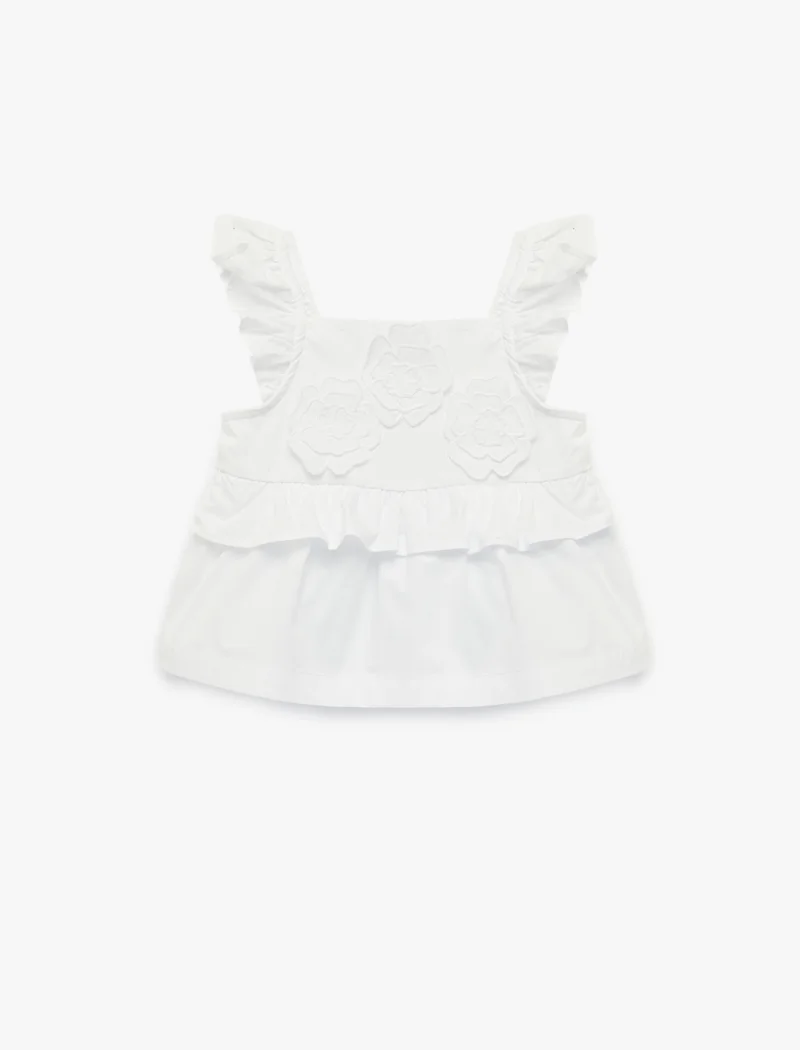 كوتون Babygirl Blouse Ss