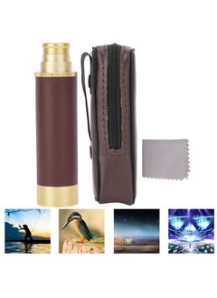 Thoraya 25X30 Pure Copper Vintage High Definition Magnification Telescopic Monocular Telescope for Outdoor Camping ObservationAluminium Alloy  - Image 4